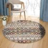 Amsterdam Pattern Round Carpet Floor Rug Living Room Bedroom Decor Round Area Rug Carpet