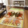 An Obstinacy Of Buffalo Rug Sport Decor Gift Floor Decor Living Room Carpet Rug Area Rug - 459b7dc8526d