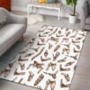 Anatomy Bone Pattern Rug Sport Decor Gift Floor Decor Living Room Carpet Rug Area Rug - f245b8e5fbb4