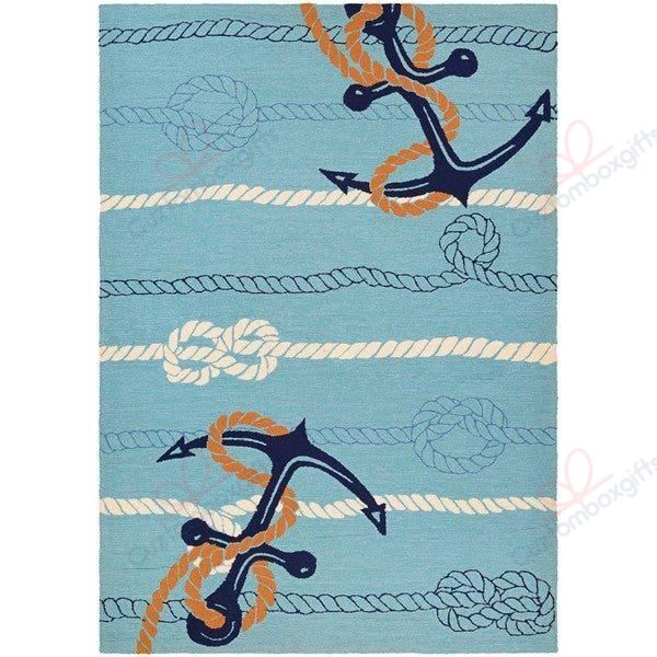 Anchor Hitch Light Blue Dark Blue Rug Sport Decor Gift Floor Decor Living Room Carpet Rug Area Rug - c94ffd6db522 Anchor Hitch Light Blue Dark Blue Rug Sport Decor Gift Floor Decor Living Room Carpet Rug Area Rug - c94ffd6db522