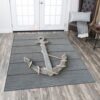 Anchor Pattern Rug Sport Decor Gift Floor Decor Living Room Carpet Rug Area Rug - 4499c60e61bf