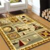 Anchor Sailboat Lighthouse Rug Sport Decor Gift Floor Decor Living Room Carpet Rug Area Rug - 6231e8536cfc