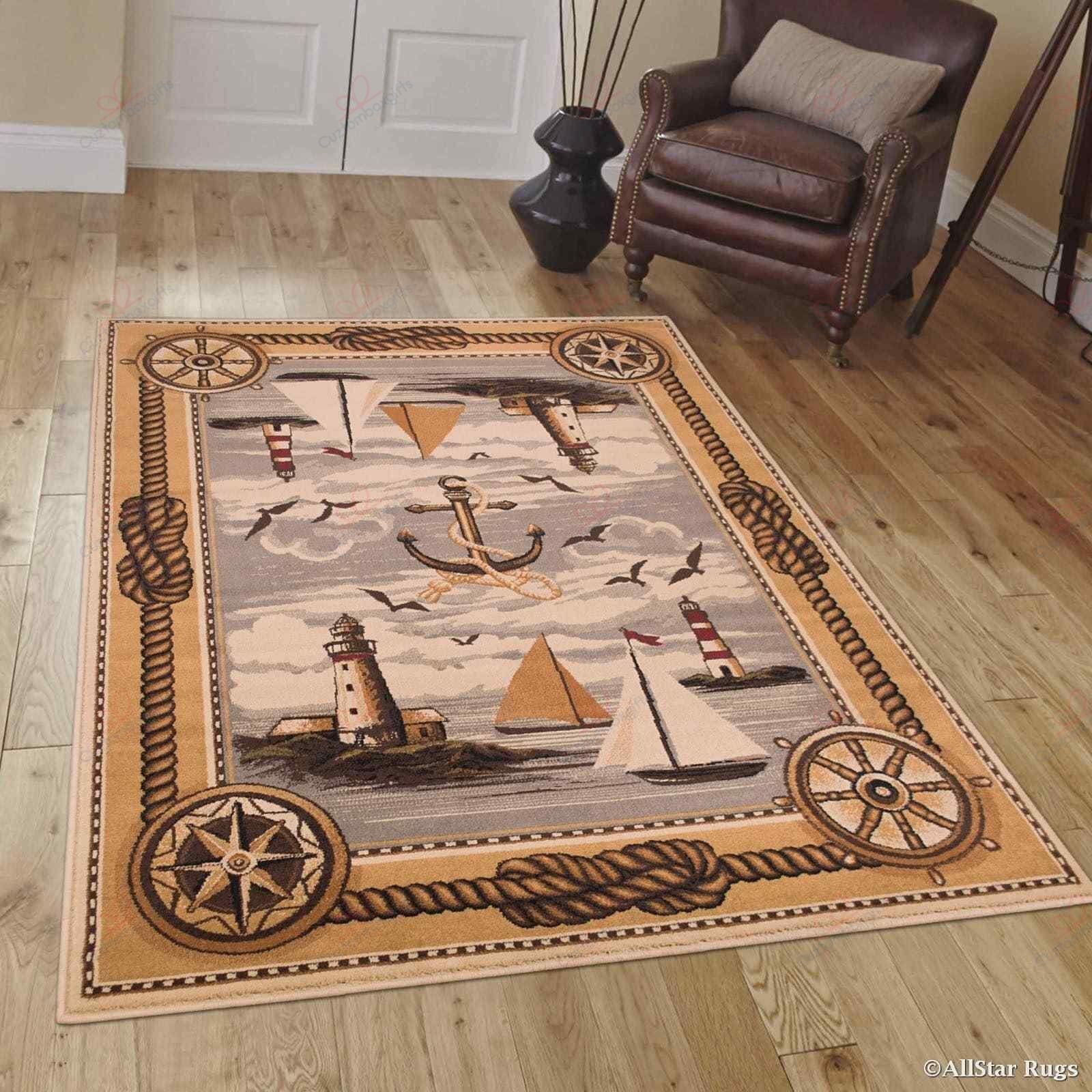 Anchor Sailboat Lighthouse Rug Sport Decor Gift Floor Decor Living Room Carpet Rug Area Rug - a48ac9a119af Anchor Sailboat Lighthouse Rug Sport Decor Gift Floor Decor Living Room Carpet Rug Area Rug - a48ac9a119af