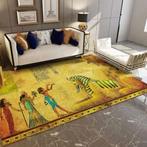 Ancient Egypt Rug Sport Decor Gift Floor Decor Living Room Carpet Rug Area Rug - cef9fb89411c