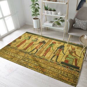 Ancient Egypt Rug Sport Decor Gift Floor Decor Living Room Carpet Rug Area Rug - e675b045b0b5