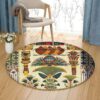 Ancient Egypt Ornaments Round Carpet Floor Rug Living Room Bedroom Decor Round Area Rug Carpet
