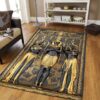 Ancient Egypt Pharaoh Rug Sport Decor Gift Floor Decor Living Room Carpet Rug Area Rug - bc9f9234abd9