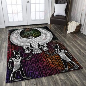 Ancient Egypt Silver Rug Sport Decor Gift Floor Decor Living Room Carpet Rug Area Rug - 0e296c5b2d8a