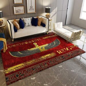 Ancient Egyptian Goddess Rug Sport Decor Gift Floor Decor Living Room Carpet Rug Area Rug - 86a887c574e8