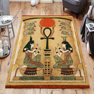 Ancient Egyptian Goddess Sisters Rug Sport Decor Gift Floor Decor Living Room Carpet Rug Area Rug - bc05aa171367
