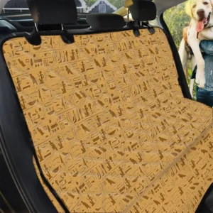Ancient Egyptian Hieroglyphs Design Car Back Seat Cover Dog Car Seat Covers - 8f08ffd82ab0