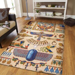 Ancient Egyptian Jewellery Rug Sport Decor Gift Floor Decor Living Room Carpet Rug Area Rug - e1dc11e54d4e