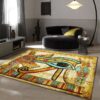 Ancient Egyptian Papyrus Rug Sport Decor Gift Floor Decor Living Room Carpet Rug Area Rug - d4ec9478ba8b