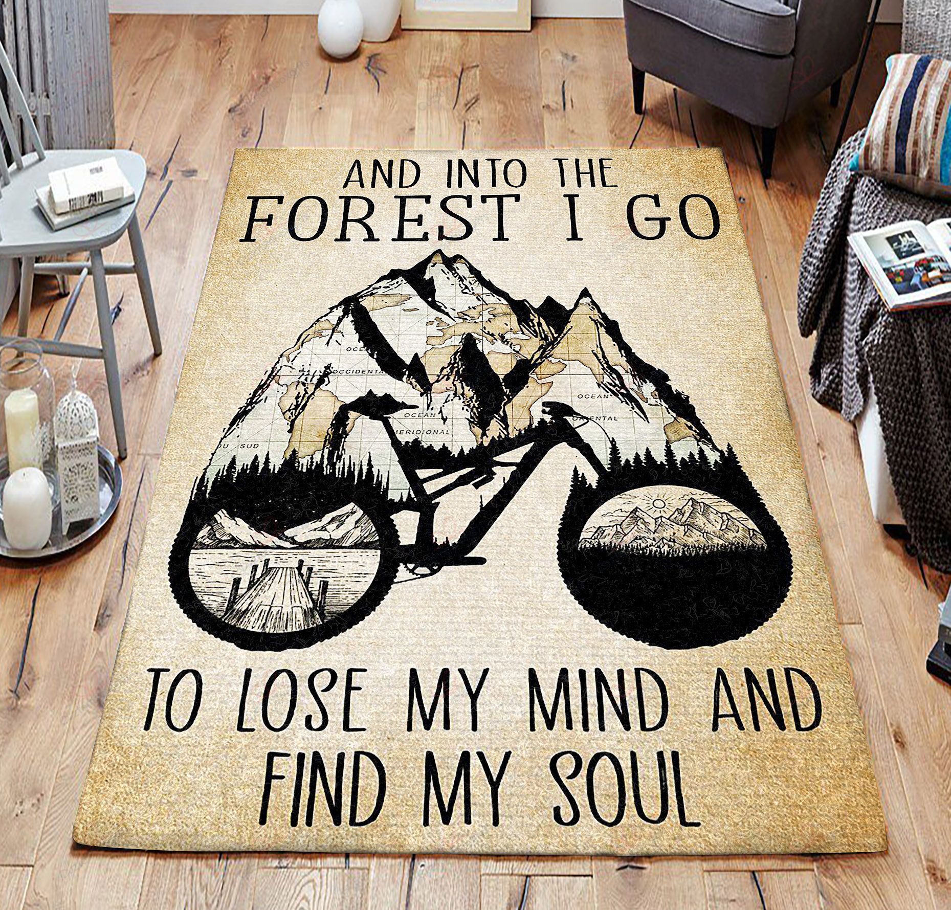 And Into The Forest I Go To Lose My Mind Find My Soul Cycling Rug Sport Decor Gift Floor Decor Living Room Carpet Rug Area Rug - ce6ccd908269 And Into The Forest I Go To Lose My Mind Find My Soul Cycling Rug Sport Decor Gift Floor Decor Living Room Carpet Rug Area Rug - ce6ccd908269