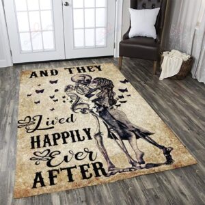 And They Lived Happy Ever After Rug Sport Decor Gift Floor Decor Living Room Carpet Rug Area Rug - 3e961f5fc8c5