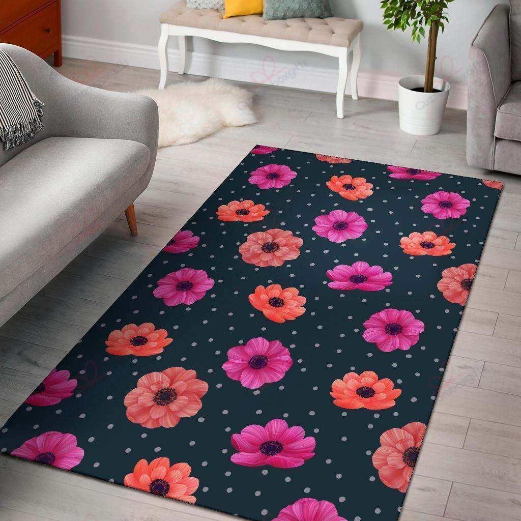 Anemone Pattern Rug Sport Decor Gift Floor Decor Living Room Carpet Rug Area Rug - 64831d00b30d Anemone Pattern Rug Sport Decor Gift Floor Decor Living Room Carpet Rug Area Rug - 64831d00b30d