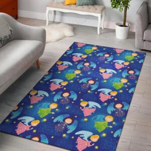 Angel Little Pattern 2 Rug Sport Decor Gift Floor Decor Living Room Carpet Rug Area Rug - 9dcc98d4a6cf