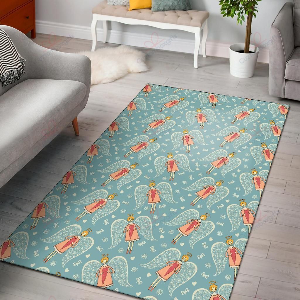 Angel Pattern 1 Rug Sport Decor Gift Floor Decor Living Room Carpet Rug Area Rug - 493f6ff1b2f5 Angel Pattern 1 Rug Sport Decor Gift Floor Decor Living Room Carpet Rug Area Rug - 493f6ff1b2f5