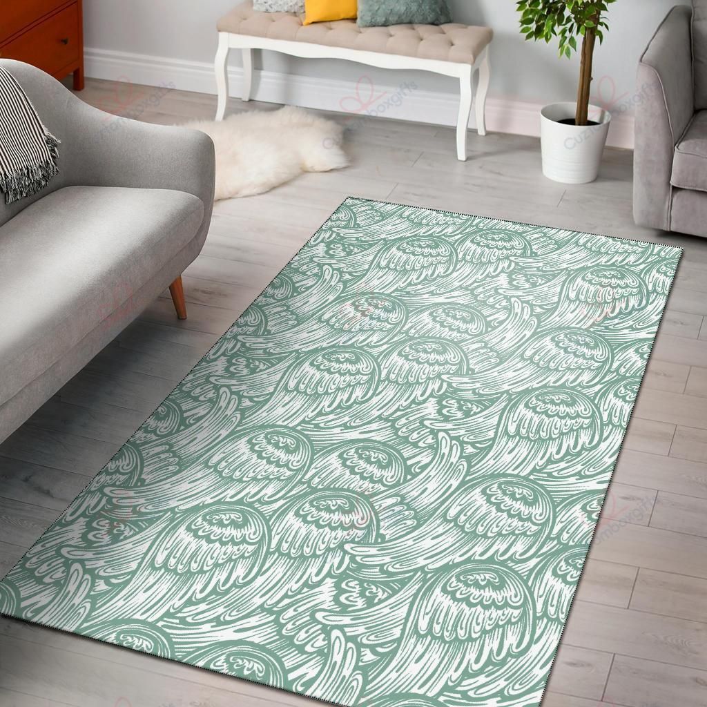 Angel Wing Pattern Rug Sport Decor Gift Floor Decor Living Room Carpet Rug Area Rug - 69bbe1b1a43c Angel Wing Pattern Rug Sport Decor Gift Floor Decor Living Room Carpet Rug Area Rug - 69bbe1b1a43c
