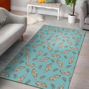 Angel Wings Pattern 3 Rug Sport Decor Gift Floor Decor Living Room Carpet Rug Area Rug - 25137b4d3f64