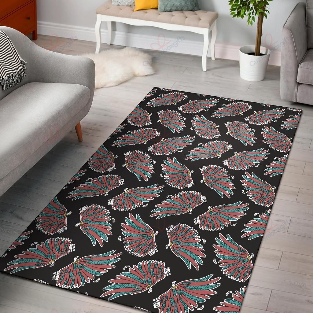 Angel Wings Pattern 5 Rug Sport Decor Gift Floor Decor Living Room Carpet Rug Area Rug - ee93353f1051 Angel Wings Pattern 5 Rug Sport Decor Gift Floor Decor Living Room Carpet Rug Area Rug - ee93353f1051