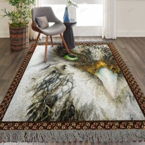 Angry Eagle 3 Rug Sport Decor Gift Floor Decor Living Room Carpet Rug Area Rug - 9f01c7c8fb3d