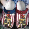 Angry Hockey Blue Personalize Clog Custom Crocs Clog Number On Sandal Fashion Style Comfortable For Women Men Kid