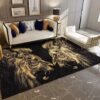 Angry Lions Facing Rug Sport Decor Gift Floor Decor Living Room Carpet Rug Area Rug - bf1aabbd39a0