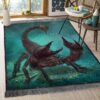 Angry Scorpion Rug Sport Decor Gift Floor Decor Living Room Carpet Rug Area Rug - 4ba0887f5244