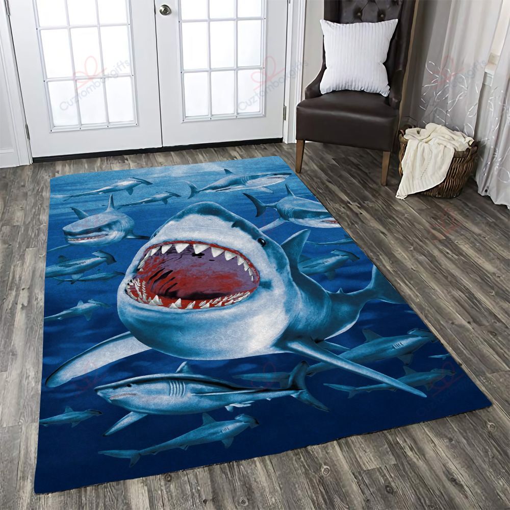 Angry Shark Under The Ocean Rug Sport Decor Gift Floor Decor Living Room Carpet Rug Area Rug - 2ec88bfea965 Angry Shark Under The Ocean Rug Sport Decor Gift Floor Decor Living Room Carpet Rug Area Rug - 2ec88bfea965