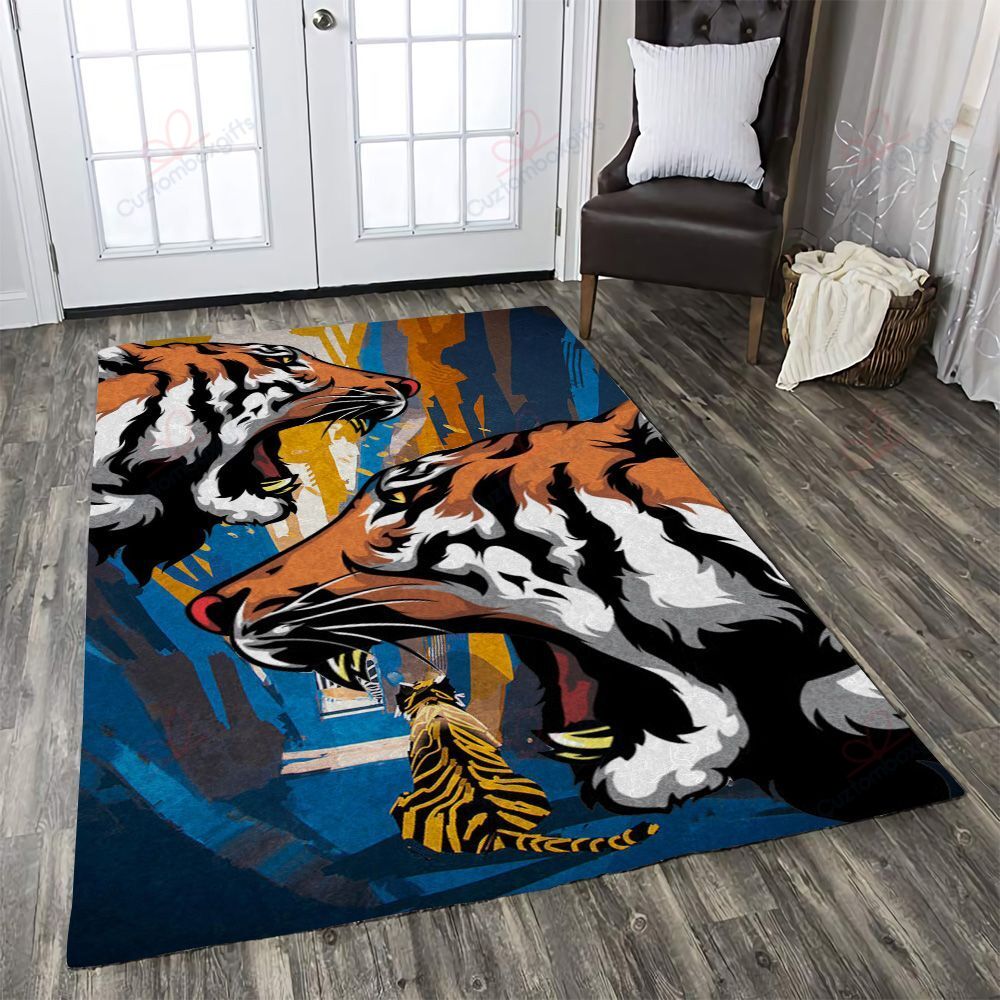 Angry Tiger Rug Sport Decor Gift Floor Decor Living Room Carpet Rug Area Rug - 63b9dc2251a7 Angry Tiger Rug Sport Decor Gift Floor Decor Living Room Carpet Rug Area Rug - 63b9dc2251a7