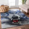 Angry Wolf Rug Sport Decor Gift Floor Decor Living Room Carpet Rug Area Rug - fa83a444443c
