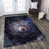 Angry Wolf Rug Sport Decor Gift Floor Decor Living Room Carpet Rug Area Rug - f17bdccb3a57