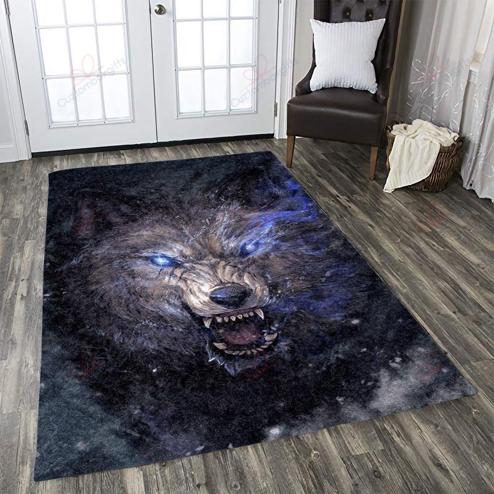 Angry Wolf Rug Sport Decor Gift Floor Decor Living Room Carpet Rug Area Rug - f17bdccb3a57 Angry Wolf Rug Sport Decor Gift Floor Decor Living Room Carpet Rug Area Rug - f17bdccb3a57