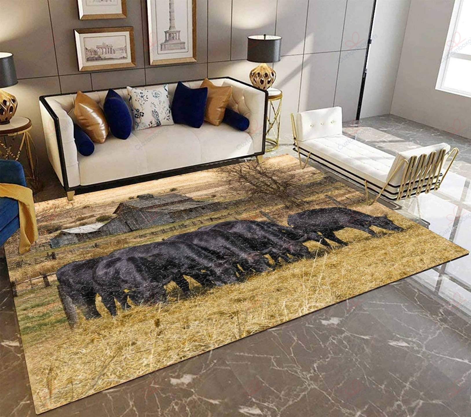 Angus Cattles Farm Rug Sport Decor Gift Floor Decor Living Room Carpet Rug Area Rug - 235456faeb03 Angus Cattles Farm Rug Sport Decor Gift Floor Decor Living Room Carpet Rug Area Rug - 235456faeb03