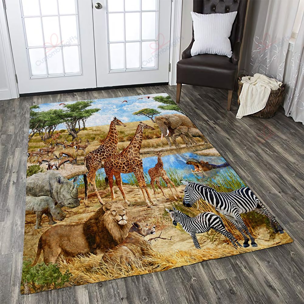 Animal Africa Rug Sport Decor Gift Floor Decor Living Room Carpet Rug Area Rug - a19931b5ab59 Animal Africa Rug Sport Decor Gift Floor Decor Living Room Carpet Rug Area Rug - a19931b5ab59