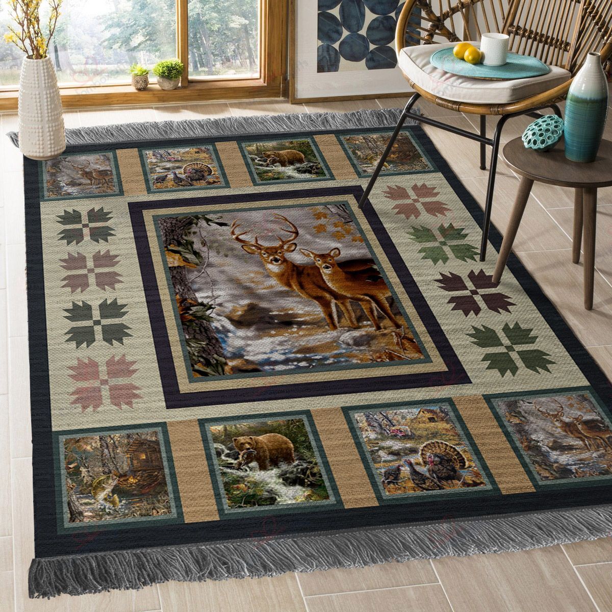 Animal In Forest Rug Sport Decor Gift Floor Decor Living Room Carpet Rug Area Rug - e5741e4dc045 Animal In Forest Rug Sport Decor Gift Floor Decor Living Room Carpet Rug Area Rug - e5741e4dc045
