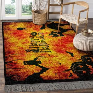 Animal In Happy Halloween Rug Sport Decor Gift Floor Decor Living Room Carpet Rug Area Rug - 17b36e2f3dda