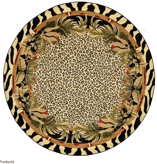 Animal Inspirations Collage Round Carpet Floor Rug Living Room Bedroom Decor Round Area Rug Carpet Animal Inspirations Collage Round Carpet Floor Rug Living Room Bedroom Decor Round Area Rug Carpet