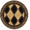 Animal Inspirations Diamond Round Carpet Floor Rug Living Room Bedroom Decor Round Area Rug Carpet