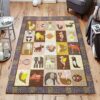 Animal Pattern Rug Sport Decor Gift Floor Decor Living Room Carpet Rug Area Rug - 78e1fc27baf7