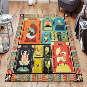 Animal World 02 Rug Sport Decor Gift Floor Decor Living Room Carpet Rug Area Rug - b70317d41ee4