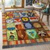 Animal World Rug Sport Decor Gift Floor Decor Living Room Carpet Rug Area Rug - fc8a36903deb