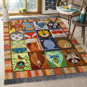 Animal World Rug Sport Decor Gift Floor Decor Living Room Carpet Rug Area Rug - fc8a36903deb