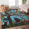 Animals In The Forest Rug Sport Decor Gift Floor Decor Living Room Carpet Rug Area Rug - d000e717594c