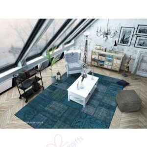 Antalya Teal Rug Sport Decor Gift Floor Decor Living Room Carpet Rug Area Rug - 291ef1558d29