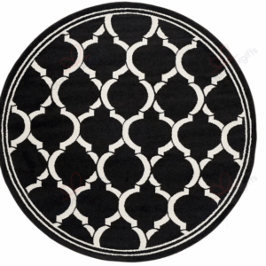 Anthracite Round Carpet Floor Rug Living Room Bedroom Decor Round Area Rug Carpet