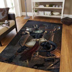 Anubis Egypt Rug Sport Decor Gift Floor Decor Living Room Carpet Rug Area Rug - ed10975ac309