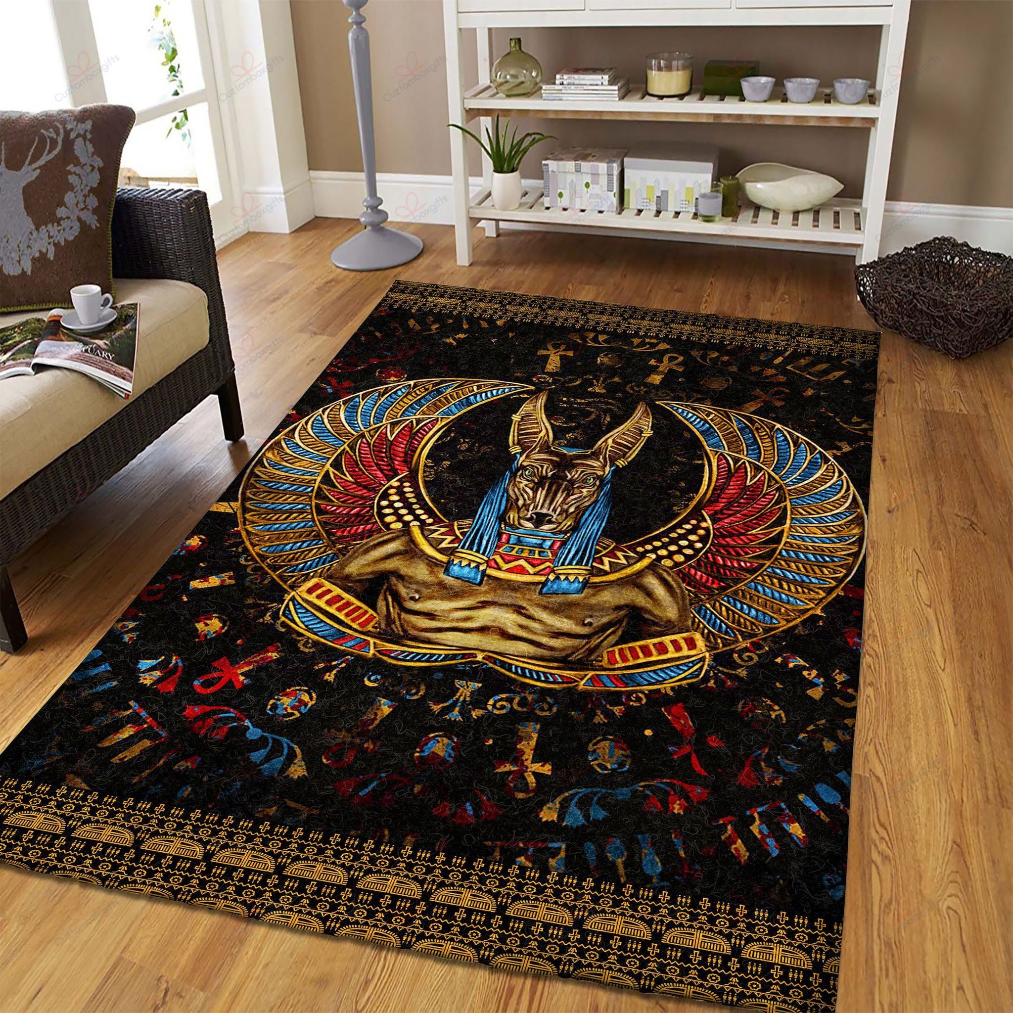 Anubis Egyptian God Rug Sport Decor Gift Floor Decor Living Room Carpet Rug Area Rug - f8a2e7a70453 Anubis Egyptian God Rug Sport Decor Gift Floor Decor Living Room Carpet Rug Area Rug - f8a2e7a70453