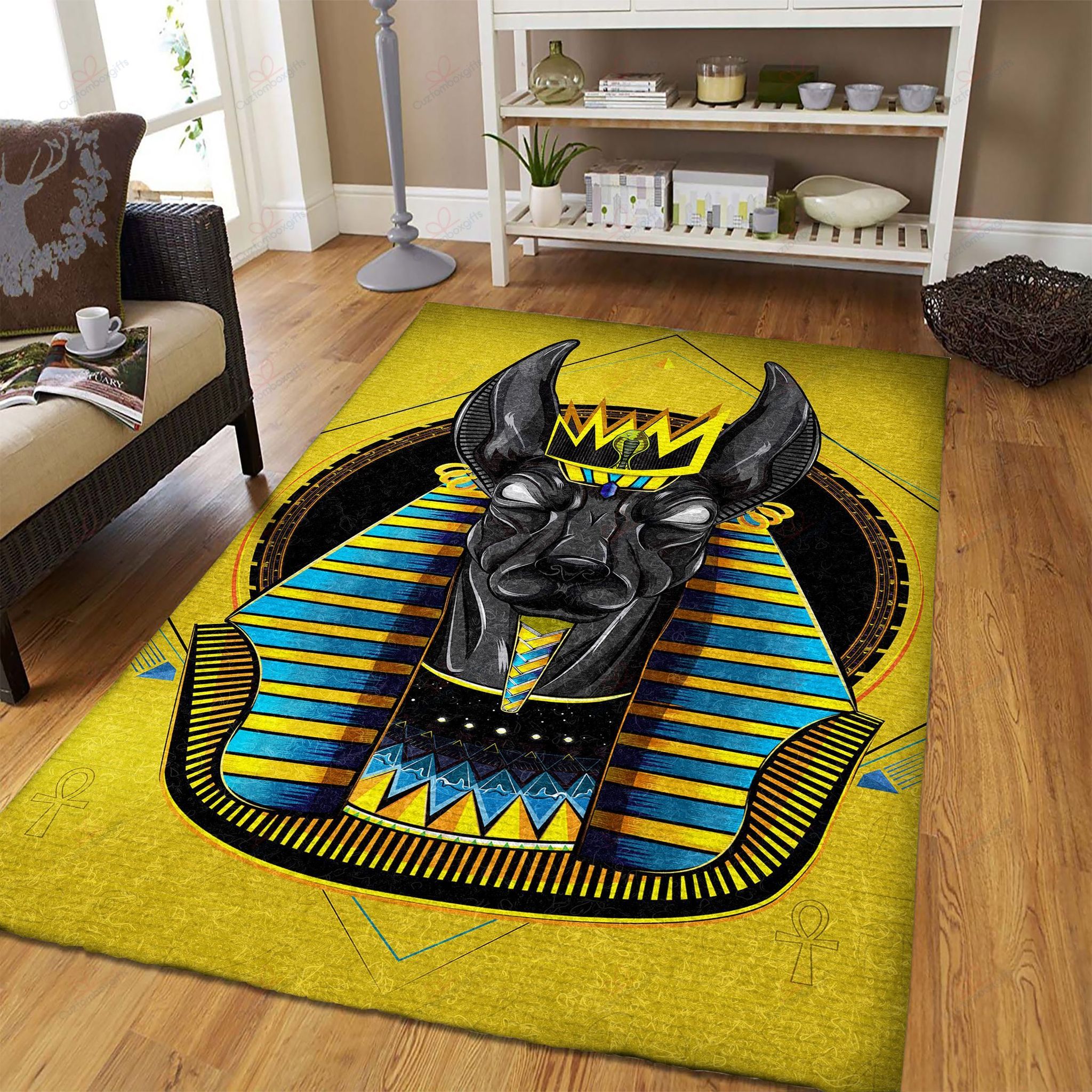 Anubis God Egyptian Rug Sport Decor Gift Floor Decor Living Room Carpet Rug Area Rug - 02f8c07a89a6 Anubis God Egyptian Rug Sport Decor Gift Floor Decor Living Room Carpet Rug Area Rug - 02f8c07a89a6